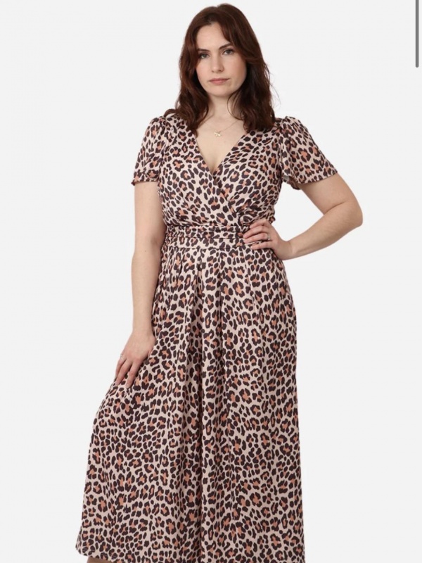 Leopard Jumpsuit - Neutral